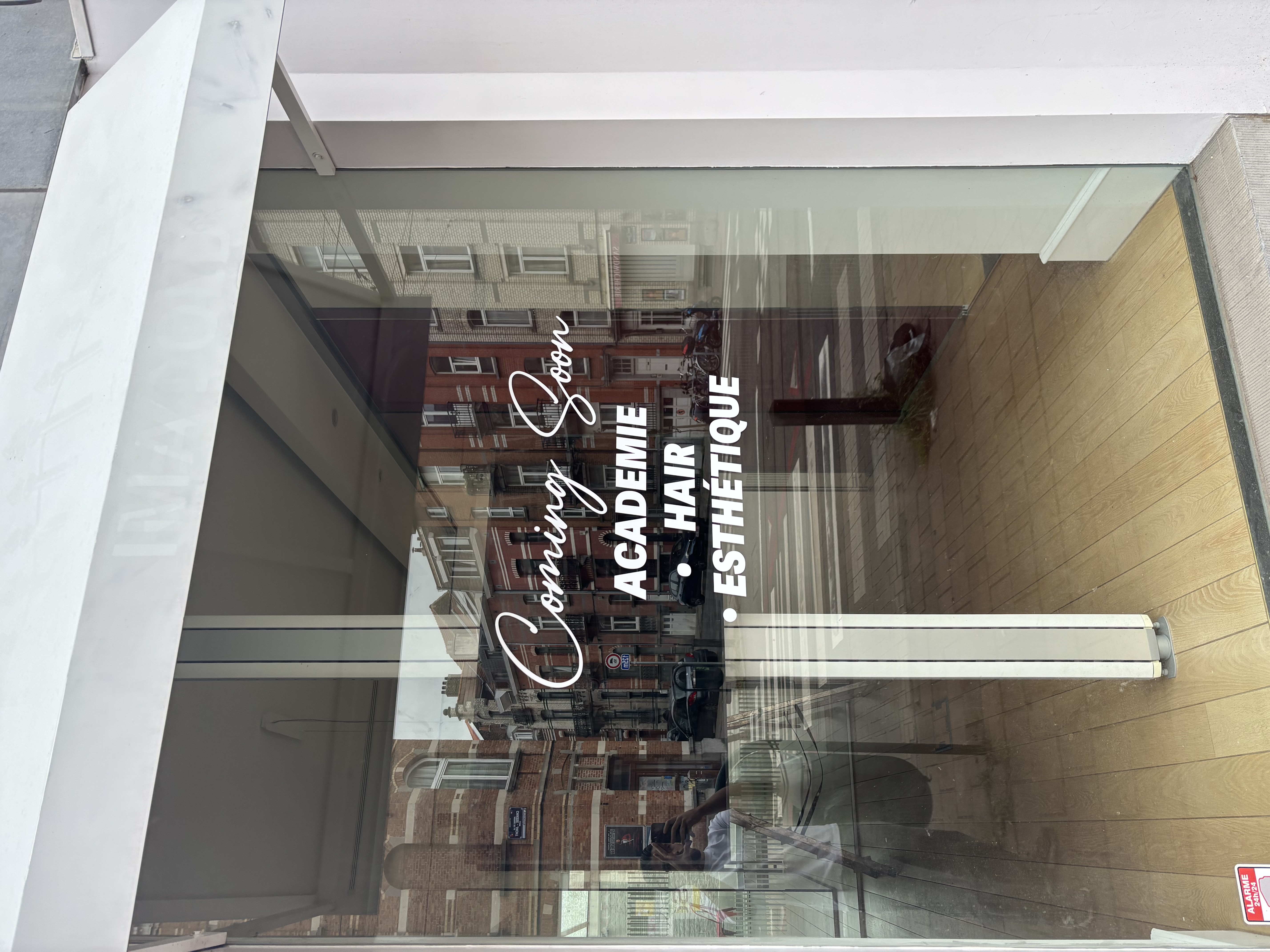 Vitrophanie Coming Soon - Taille Fine