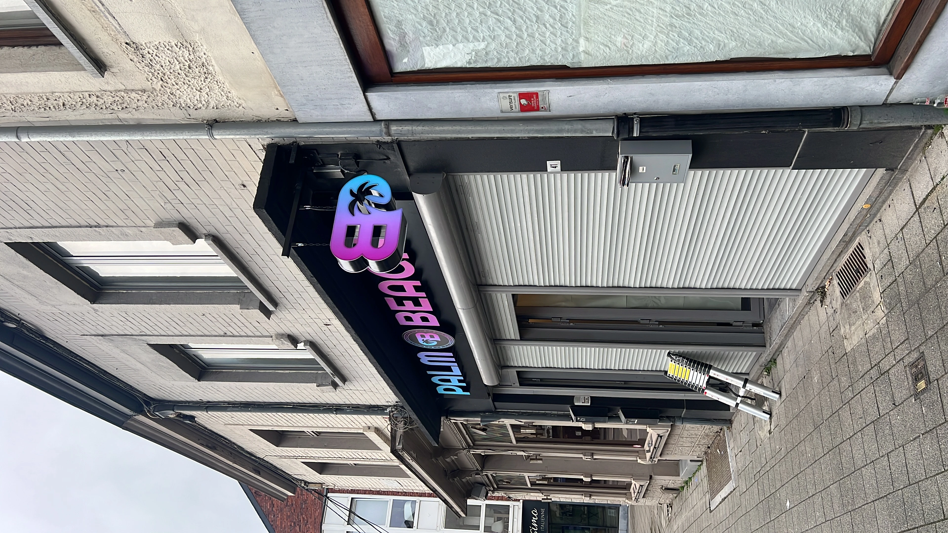 Palm Beach enseigne latérale double face